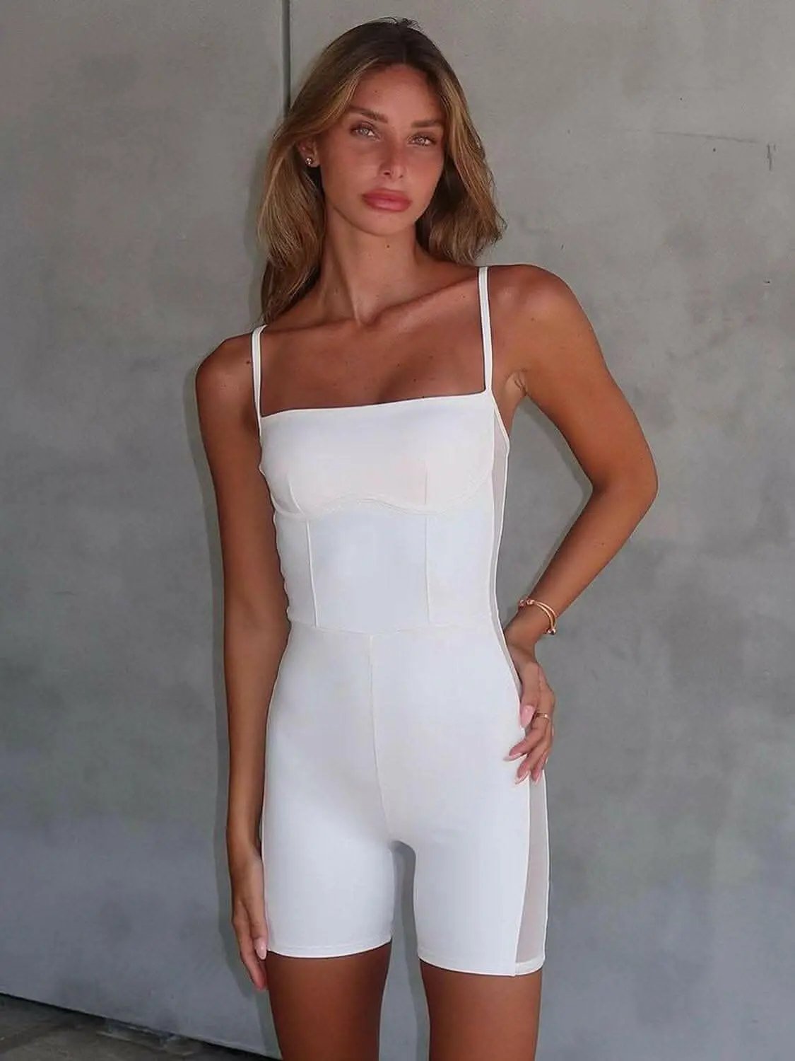 Chic Square Neck Jumpsuit - Love Salve
